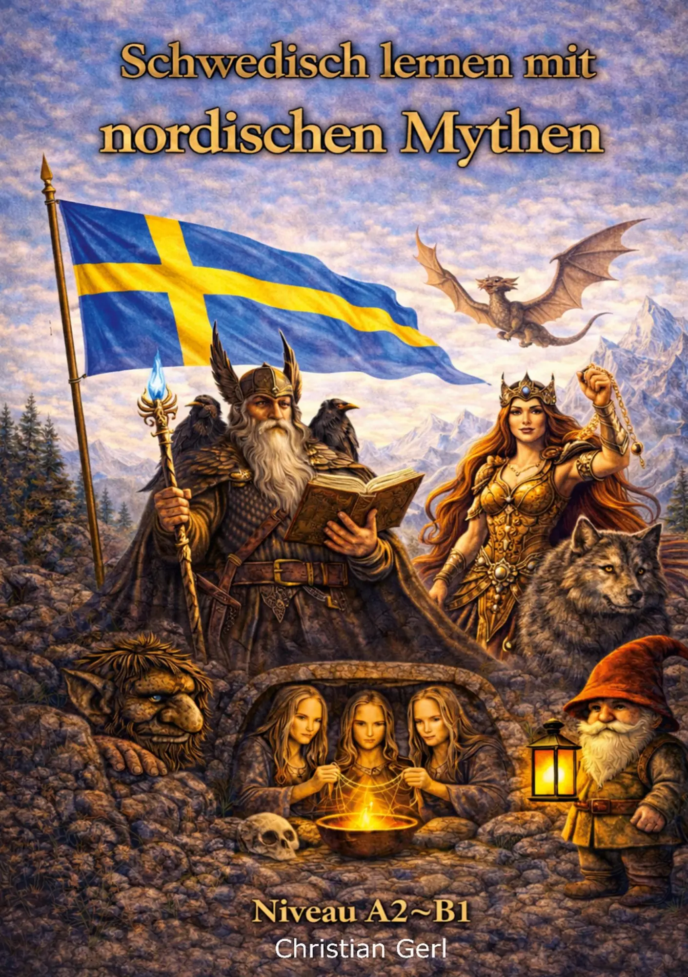Cover: 9783695712564 | Schwedisch lernen mit nordischen Mythen | Christian Gerl | Taschenbuch