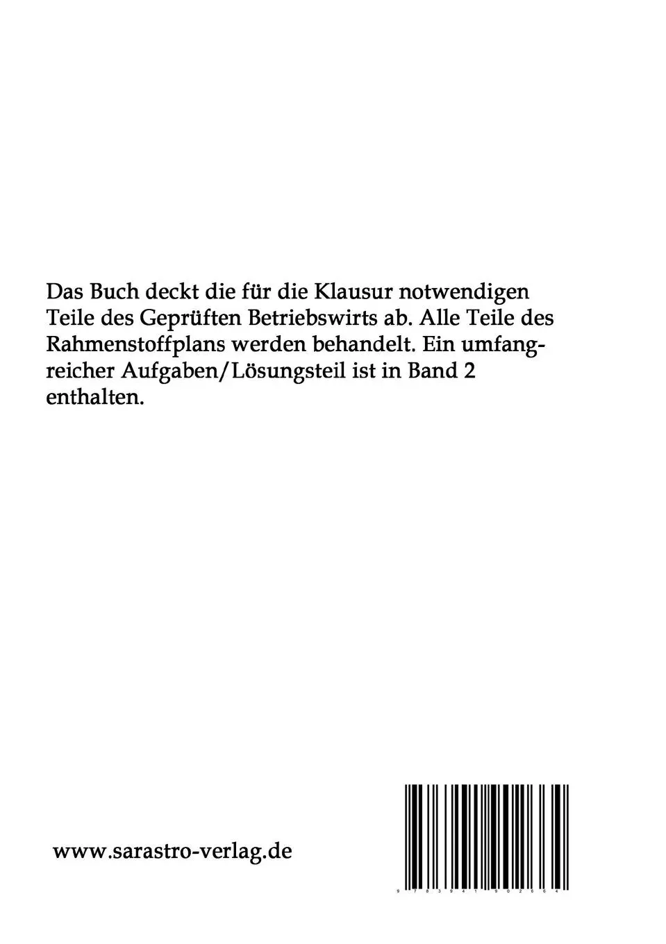 Rückseite: 9783941902664 | Geprüfter Betriebswirt - Das prüfungsrelevante Wissen | Teil 1 | Buch