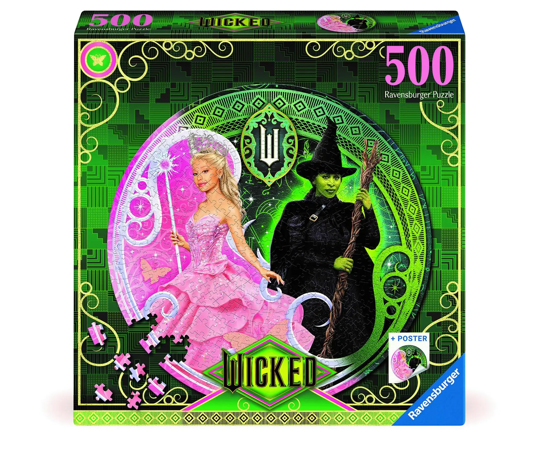 Cover: 4005555012764 | Erwachsenenpuzzle 500 Teile - Wicked - Eine Geschichte in zwei Hälften