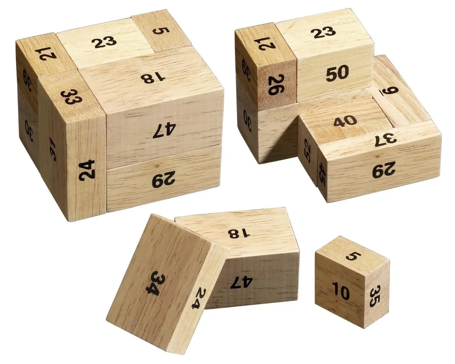 Cover: 4014156062764 | Philos 6276 - 100er Kiste, 9 Holzquader Puzzle | Puzzle | 6276/1