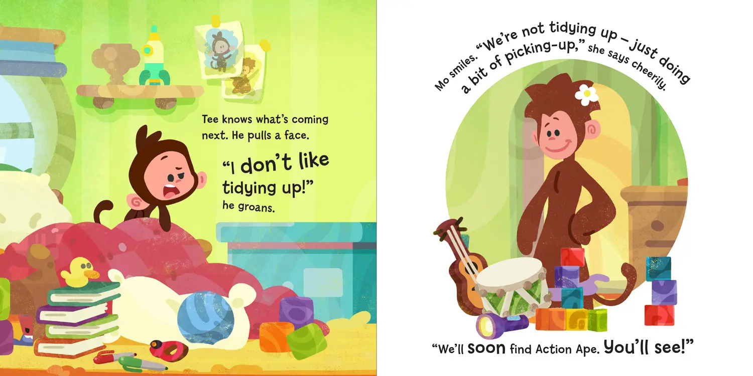 Bild: 9780008542764 | Tee and Mo: We're Not Tidying Up | HarperCollins Children's Books