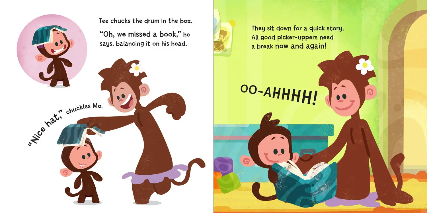 Bild: 9780008542764 | Tee and Mo: We're Not Tidying Up | HarperCollins Children's Books