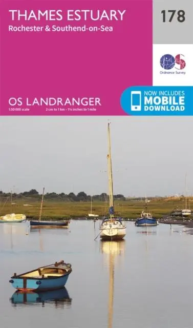 Cover: 9780319262764 | Thames Estuary, Rochester &amp; Southend-on-Sea | Ordnance Survey | 2016