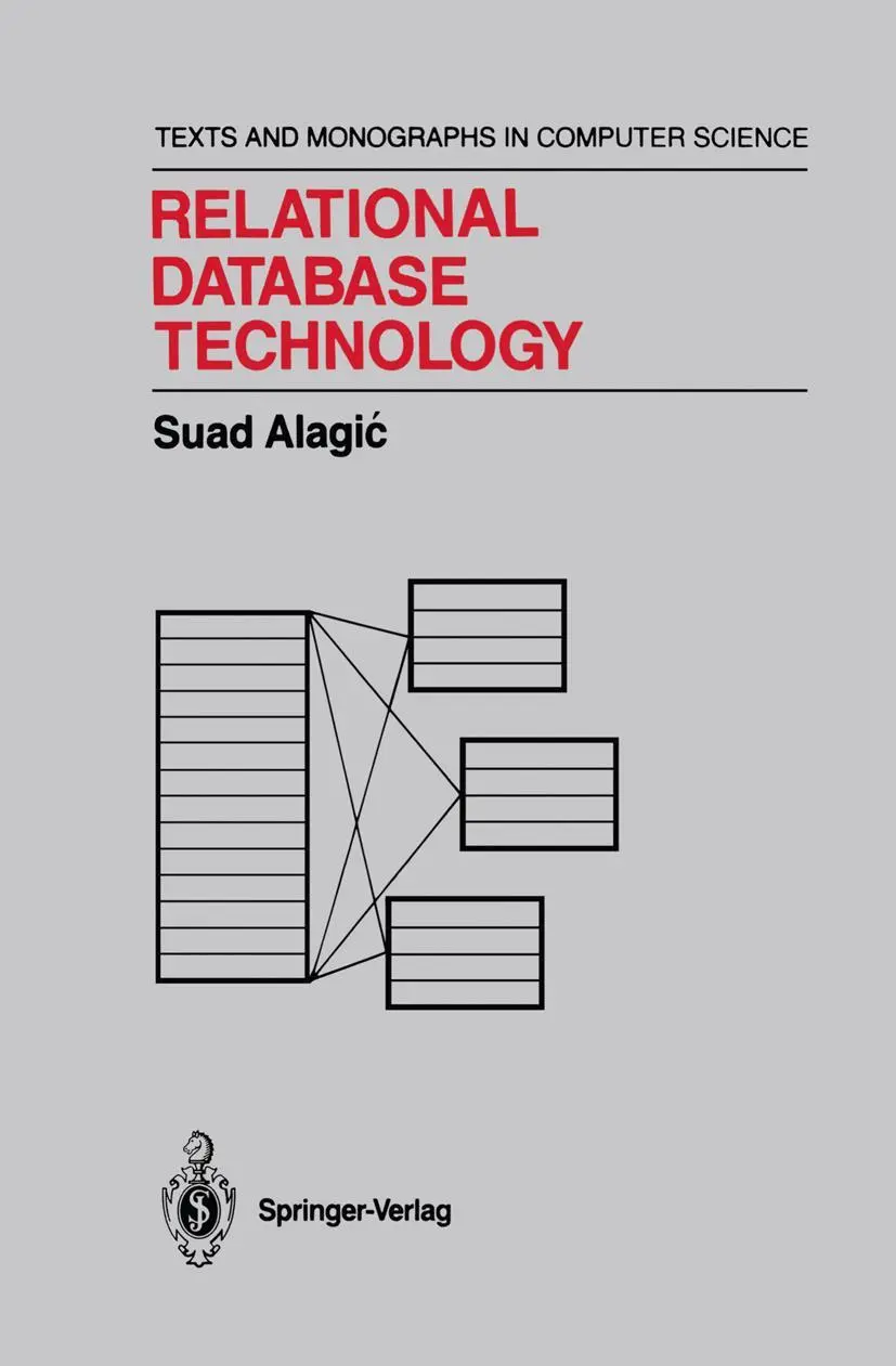 Cover: 9780387962764 | Relational Database Technology | Suad Alagic | Taschenbuch | xii