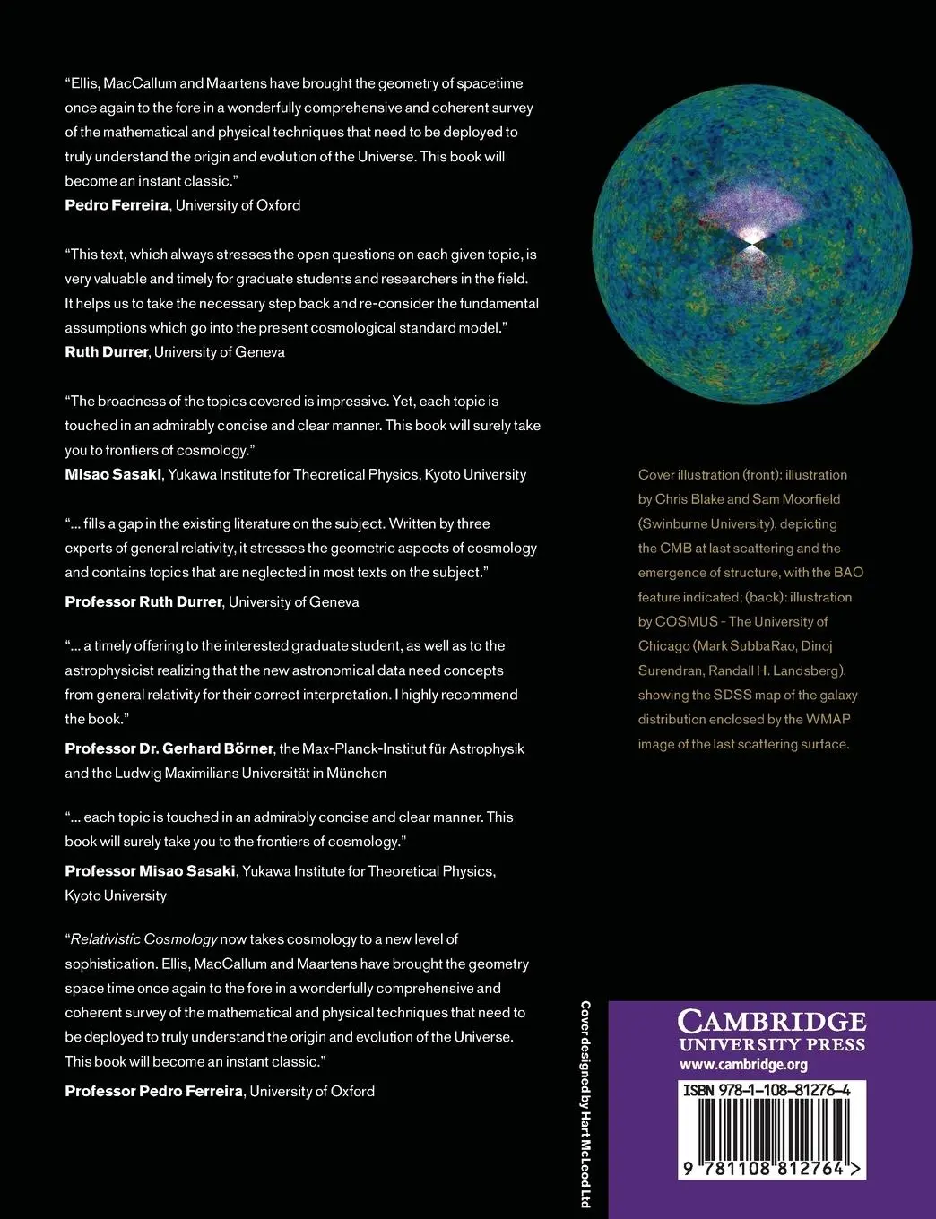 Rückseite: 9781108812764 | Relativistic Cosmology | George F. R. Ellis (u. a.) | Taschenbuch