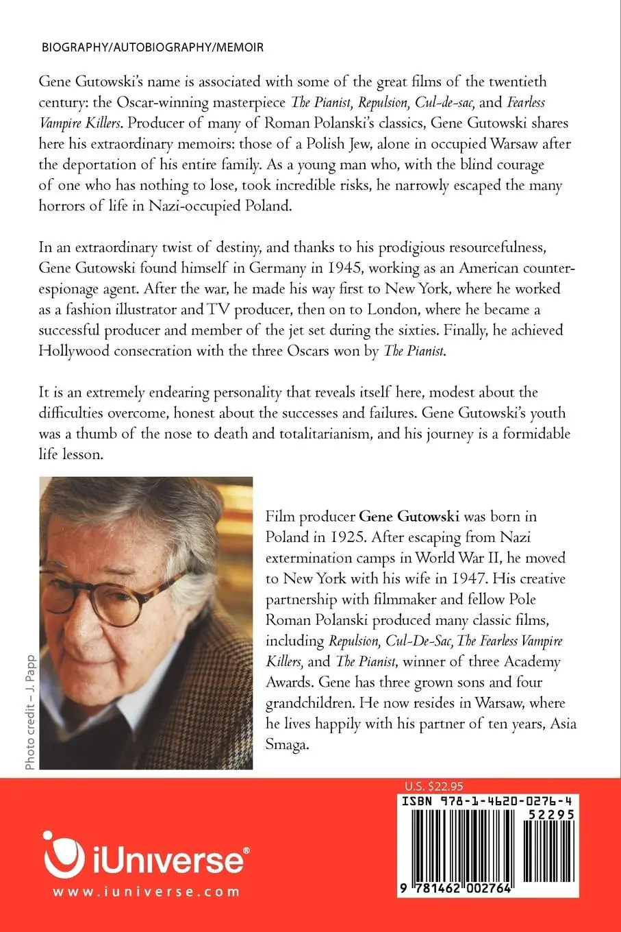 Rückseite: 9781462002764 | With Balls and Chutzpah | A Story of Survival | Gene Gutowski | Buch