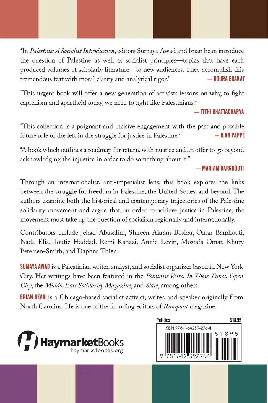 Rückseite: 9781642592764 | Palestine: A Socialist Introduction | Sumaya Awad (u. a.) | Buch