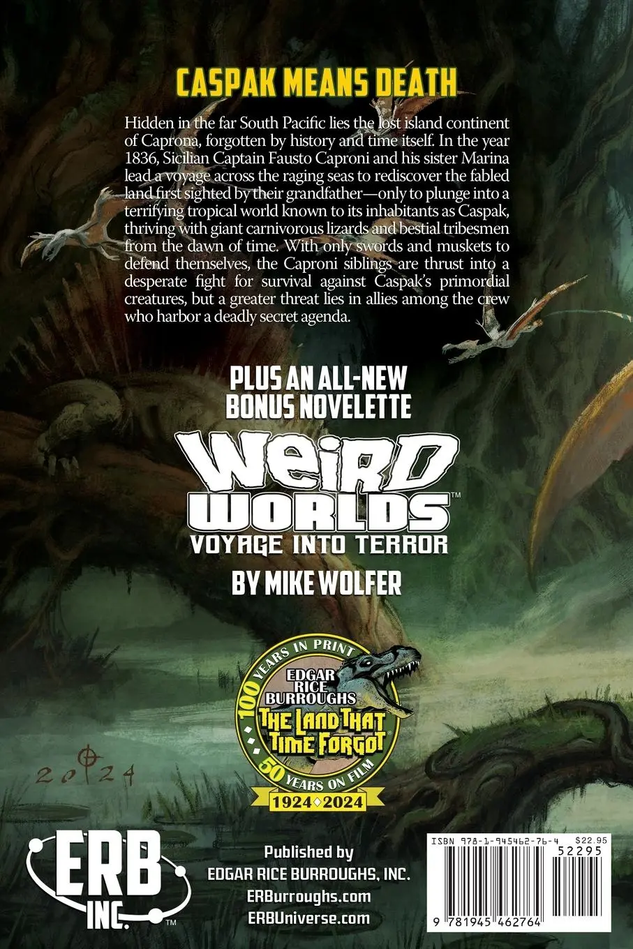 Rückseite: 9781945462764 | The Land That Time Forgot | Mike Wolfer | Taschenbuch | Englisch