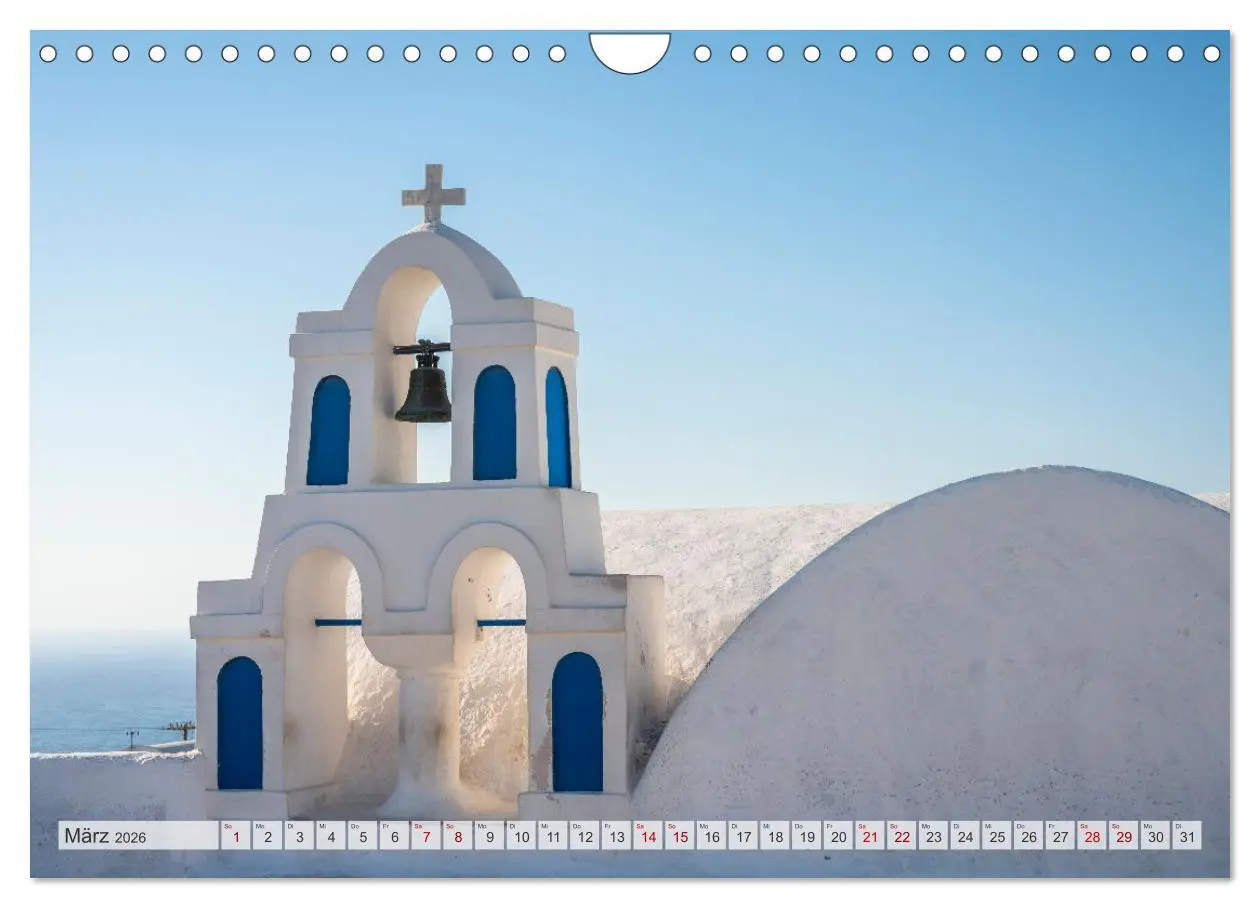 Bild: 9783457572764 | Wunderbares Santorini - Matteo Colombo (Wandkalender 2026 DIN A4...