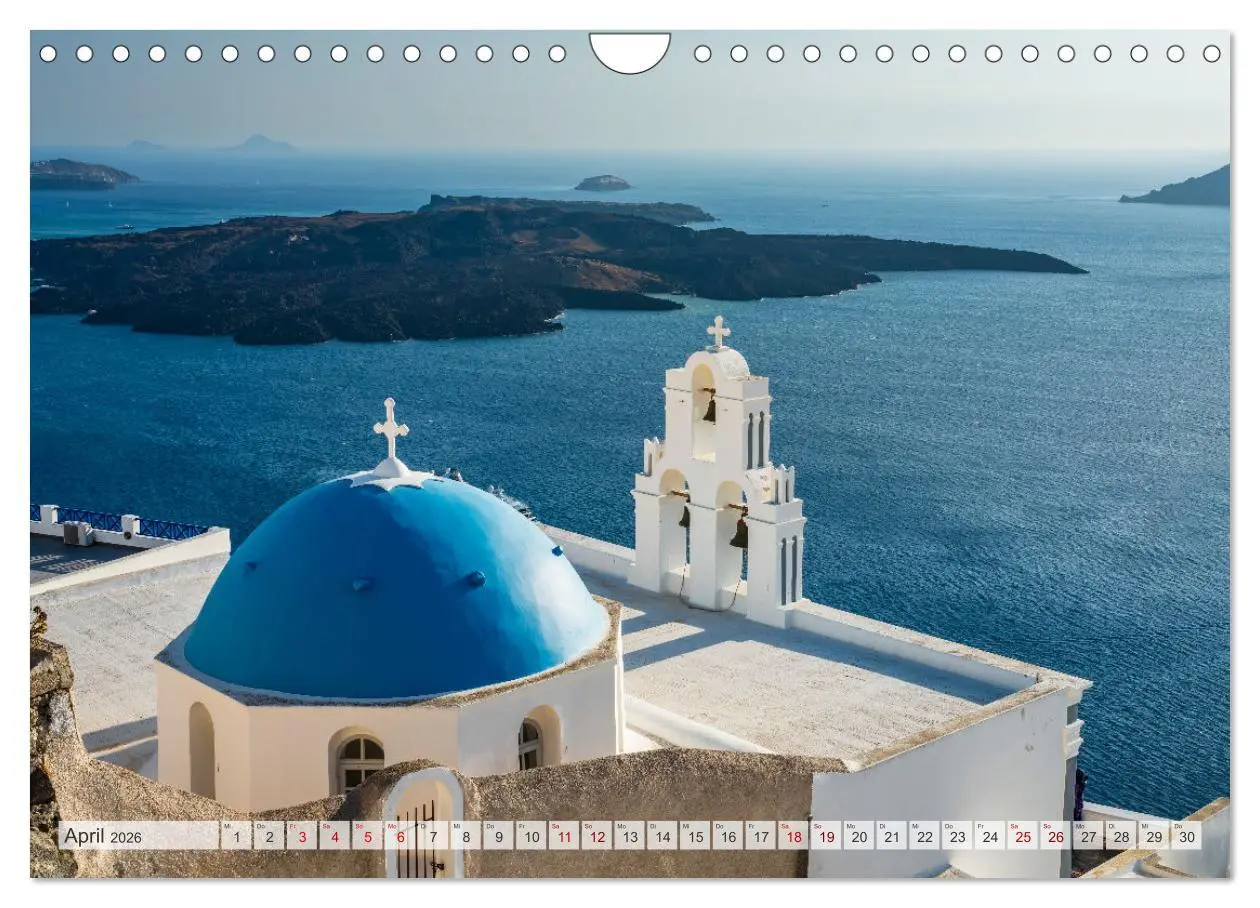 Bild: 9783457572764 | Wunderbares Santorini - Matteo Colombo (Wandkalender 2026 DIN A4...