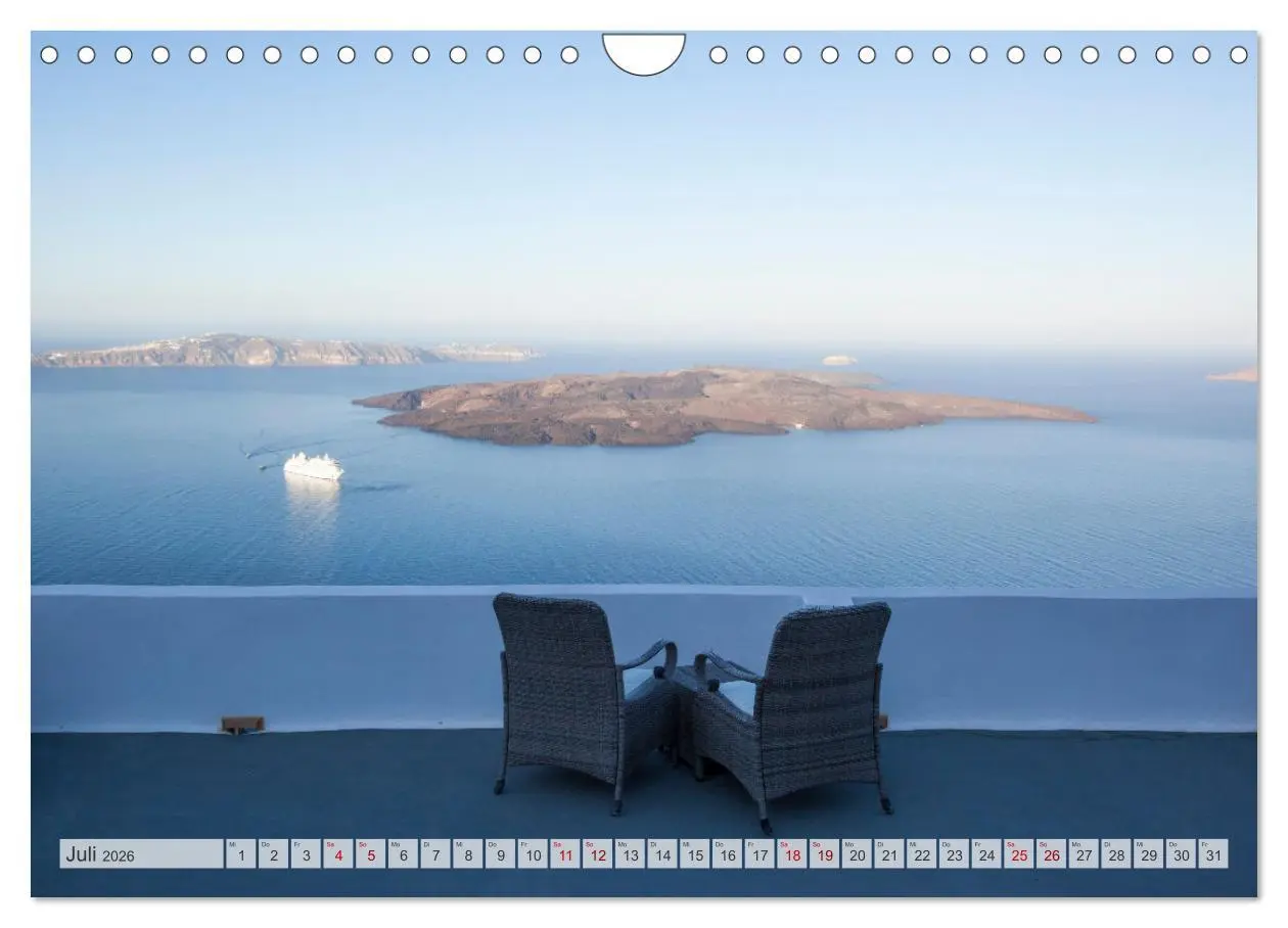 Bild: 9783457572764 | Wunderbares Santorini - Matteo Colombo (Wandkalender 2026 DIN A4...