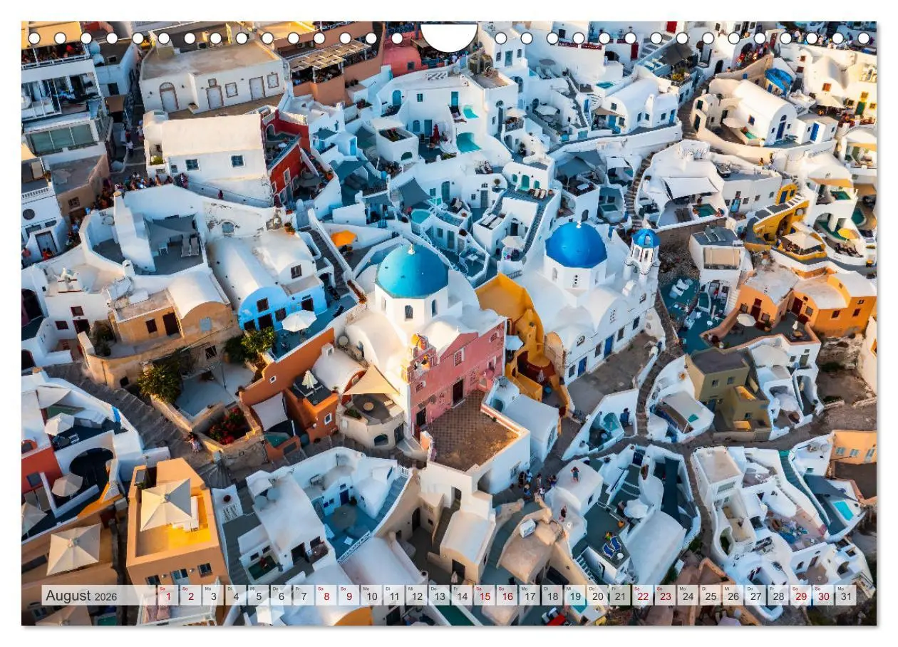 Bild: 9783457572764 | Wunderbares Santorini - Matteo Colombo (Wandkalender 2026 DIN A4...