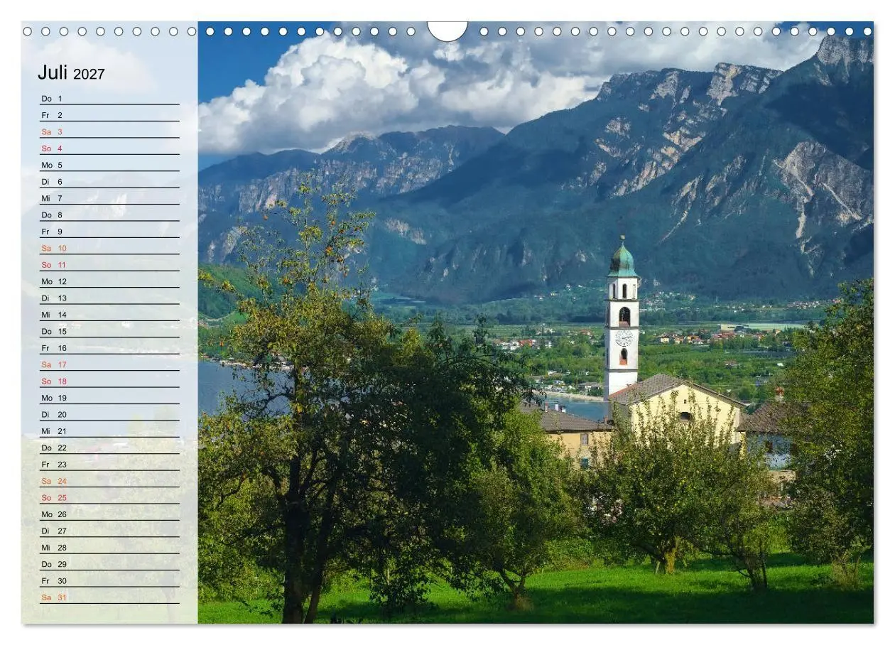 Bild: 9783569682764 | Caldonazzo See (Wandkalender 2027 DIN A3 quer), CALVENDO...
