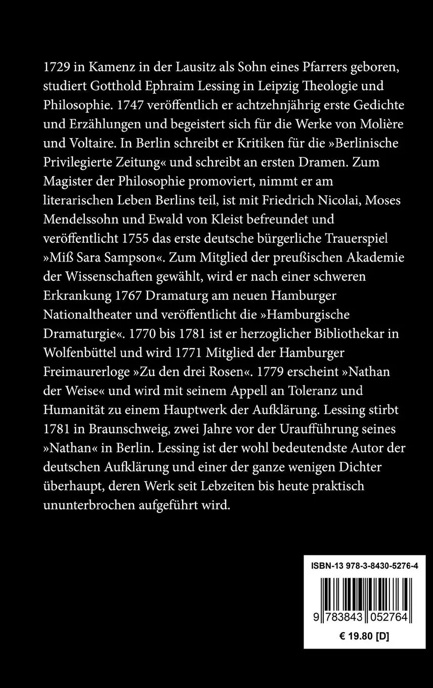 Rückseite: 9783843052764 | Laokoon | oder Über die Grenzen der Malerei und Poesie | Lessing