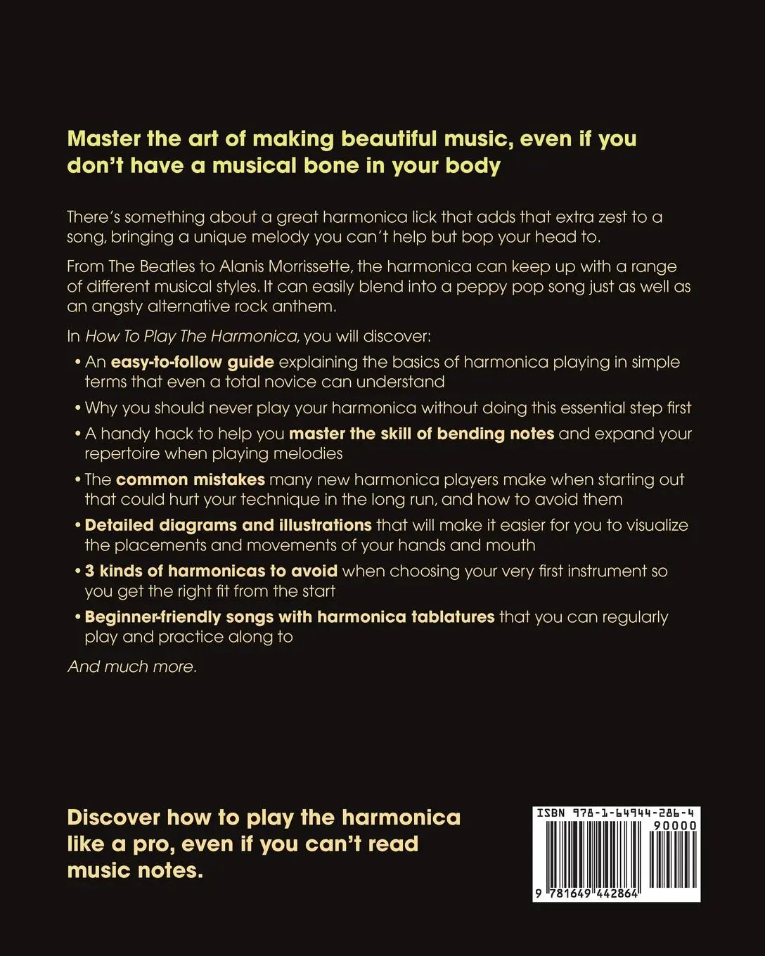 Rückseite: 9781649442864 | How To Play The Harmonica | Jenson Green | Taschenbuch | Englisch