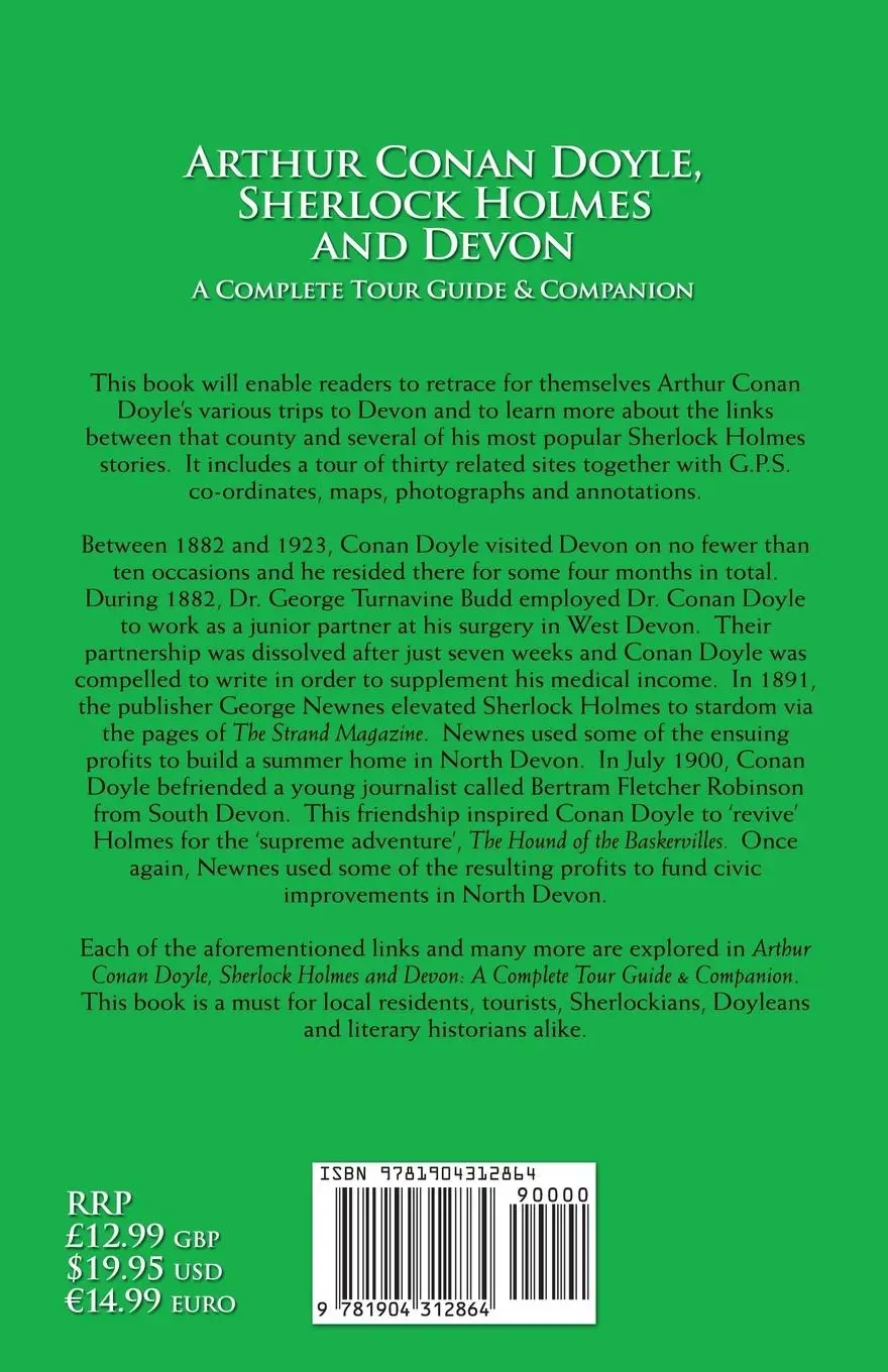 Rückseite: 9781904312864 | Arthur Conan Doyle, Sherlock Holmes and Devon | Brian W. Pugh (u. a.)