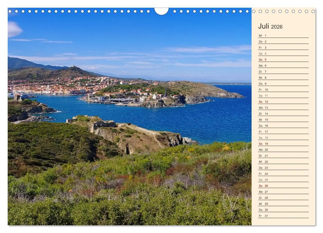 Bild: 9783457872864 | Cote Vermeille - Wo die Pyrenäen das Meer küssen (Wandkalender 2026...