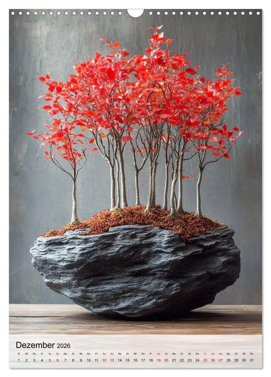 Bild: 9783457942864 | Die stille Kraft des Bonsai (Wandkalender 2026 DIN A3 hoch),...