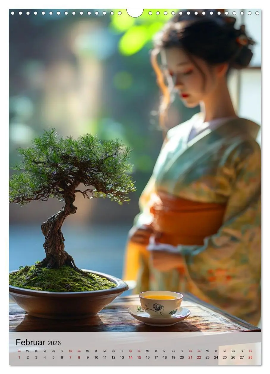 Bild: 9783457942864 | Die stille Kraft des Bonsai (Wandkalender 2026 DIN A3 hoch),...