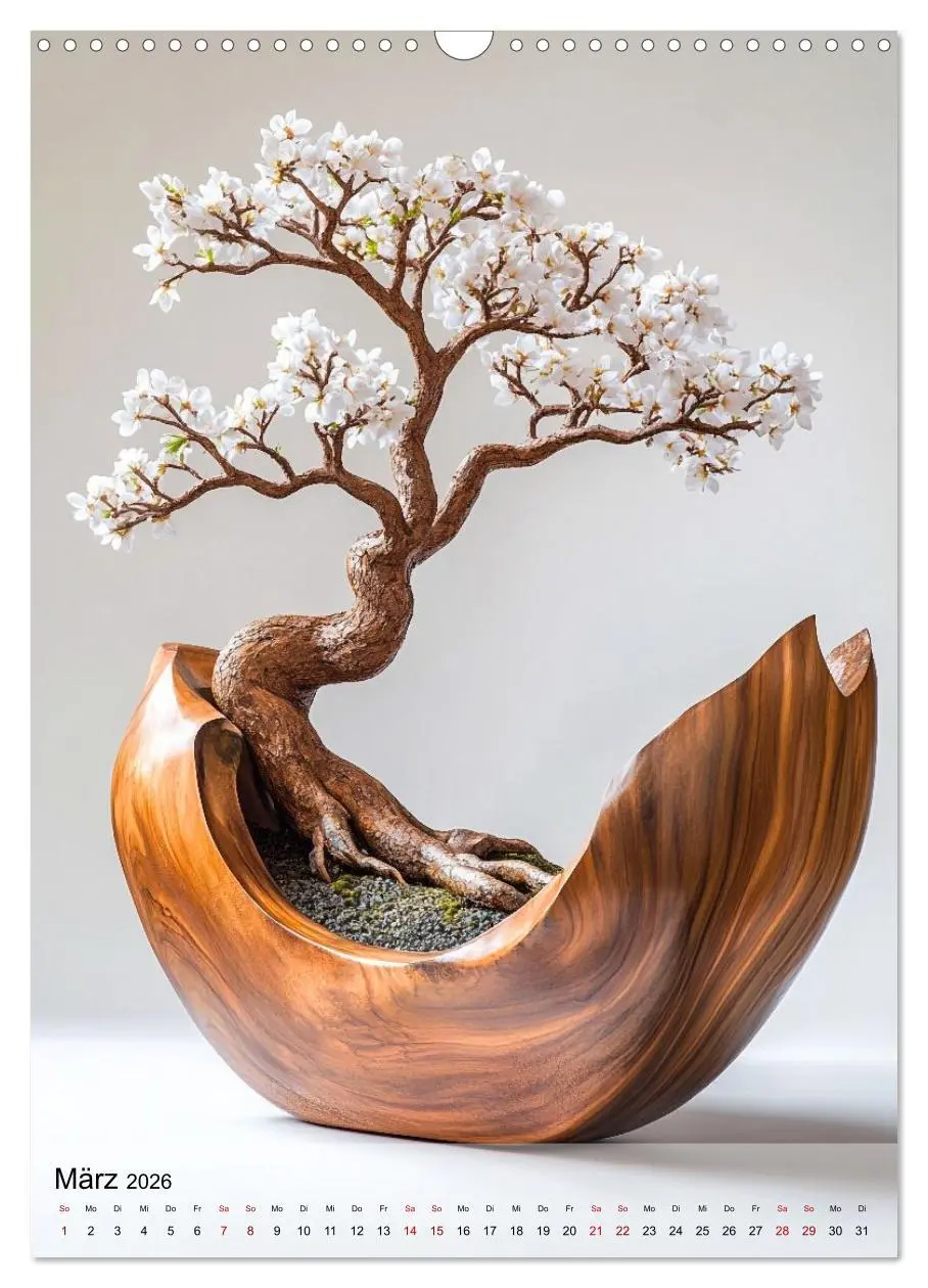 Bild: 9783457942864 | Die stille Kraft des Bonsai (Wandkalender 2026 DIN A3 hoch),...