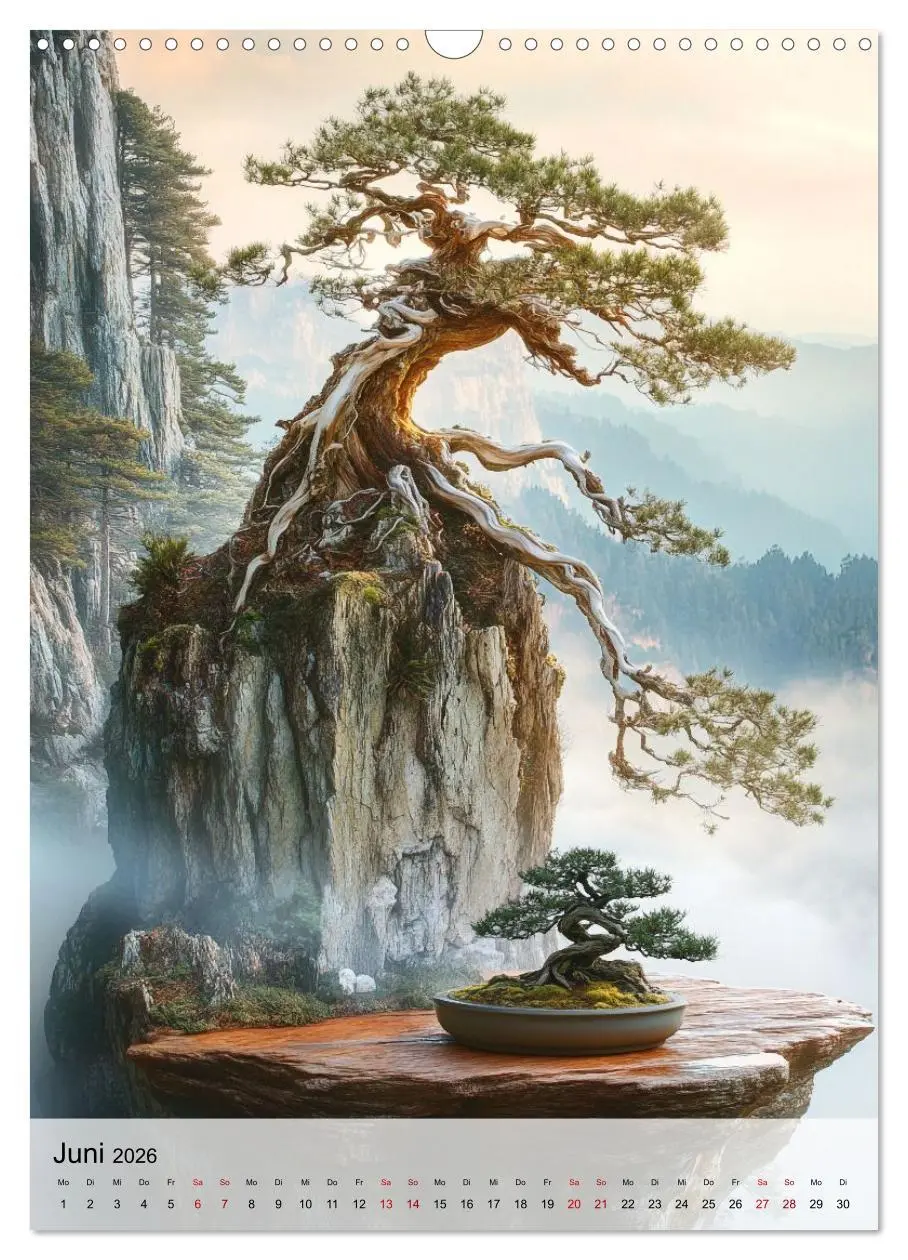 Bild: 9783457942864 | Die stille Kraft des Bonsai (Wandkalender 2026 DIN A3 hoch),...