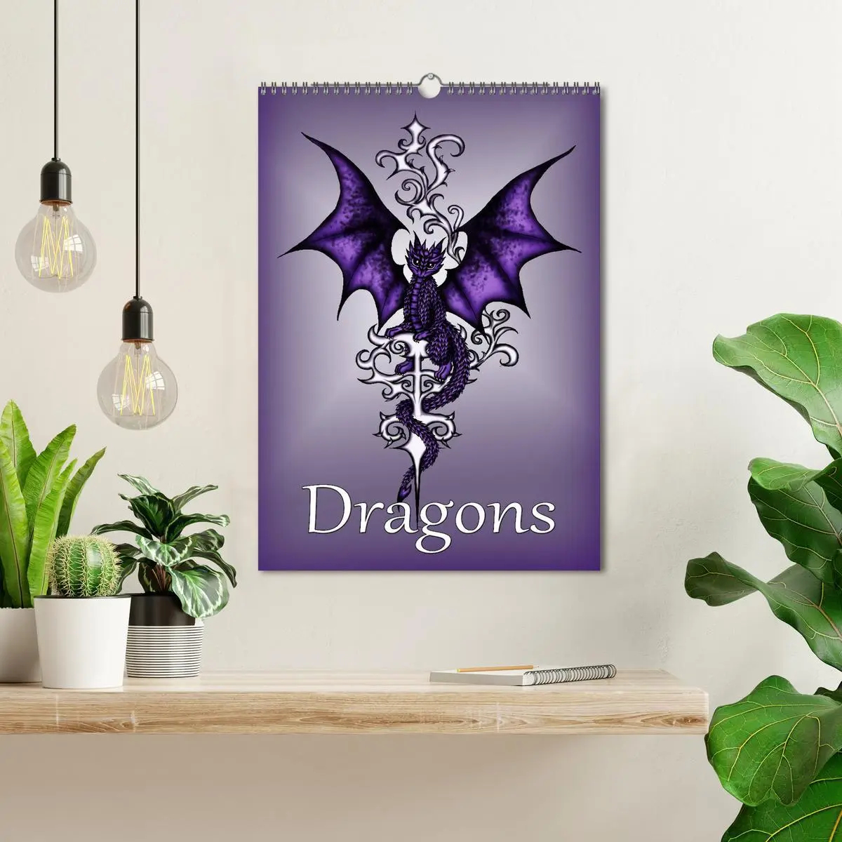 Bild: 9783516582864 | Dragons (Wall Calendar 2026 DIN A3 portrait), CALVENDO 12 Month...