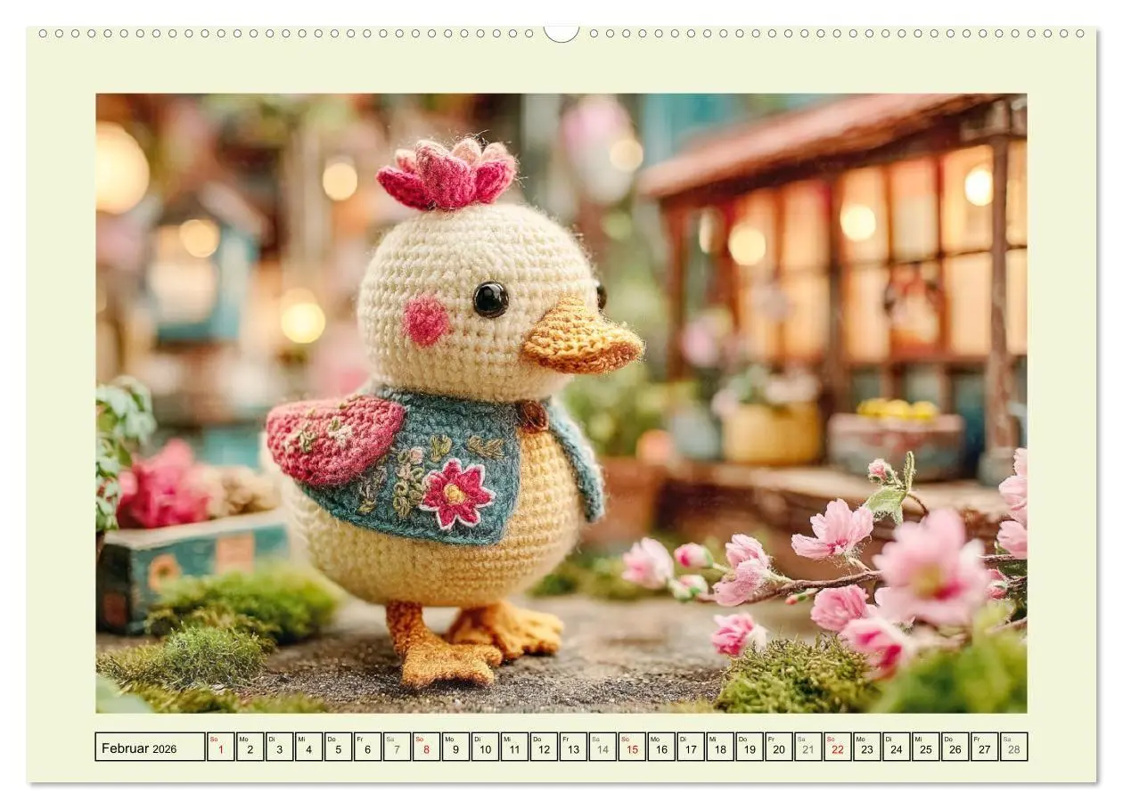 Bild: 9783516722864 | Amigurumi-Glück. Niedliche Häckelkunst aus Japan (Wandkalender 2026...