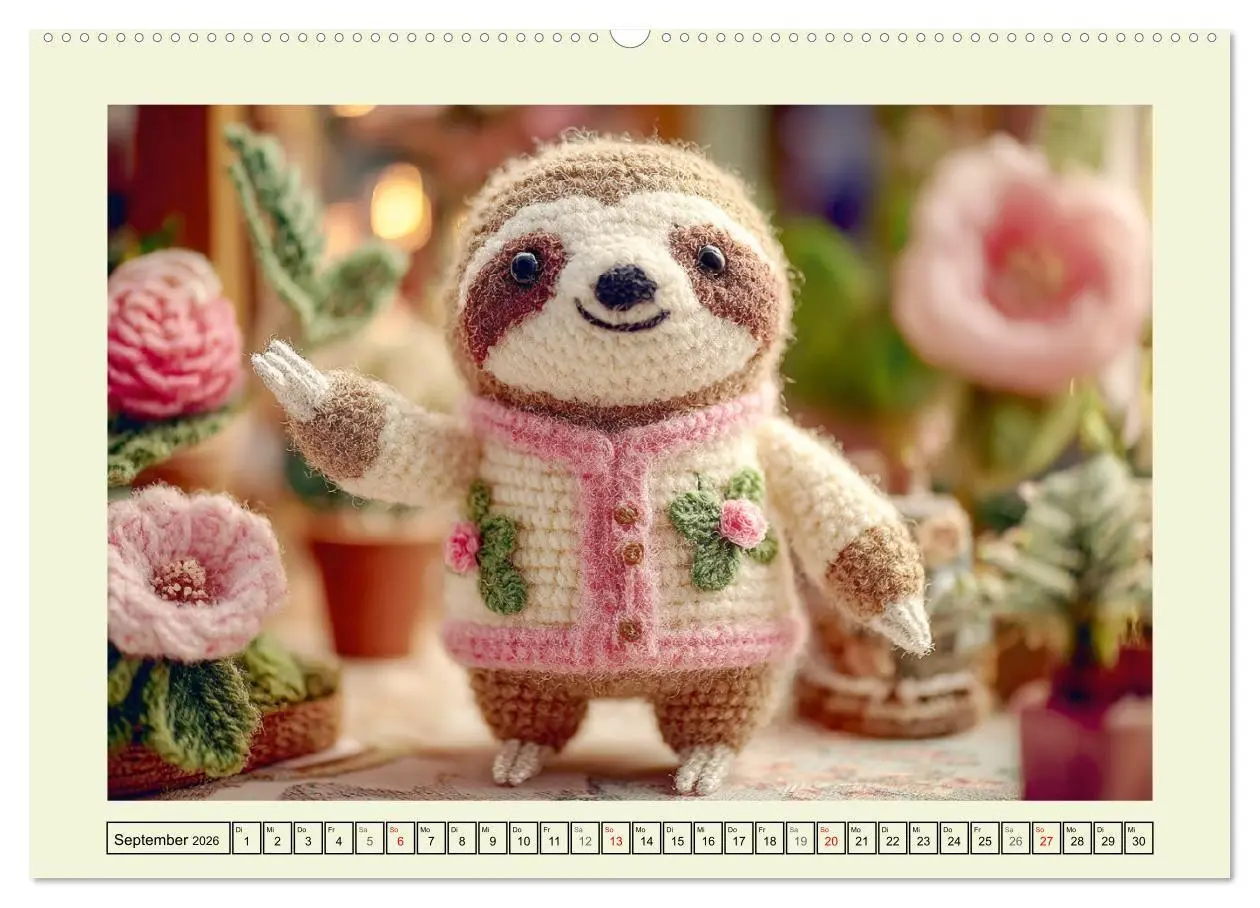 Bild: 9783516722864 | Amigurumi-Glück. Niedliche Häckelkunst aus Japan (Wandkalender 2026...