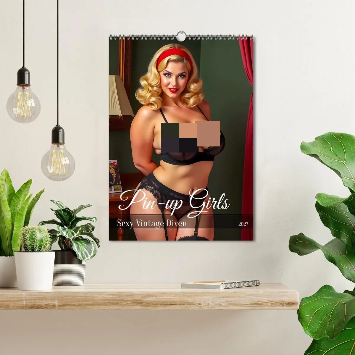 Bild: 9783516962864 | Pin-up Girls - Sexy Vintage Diven (Wandkalender 2027 DIN A3 hoch),...