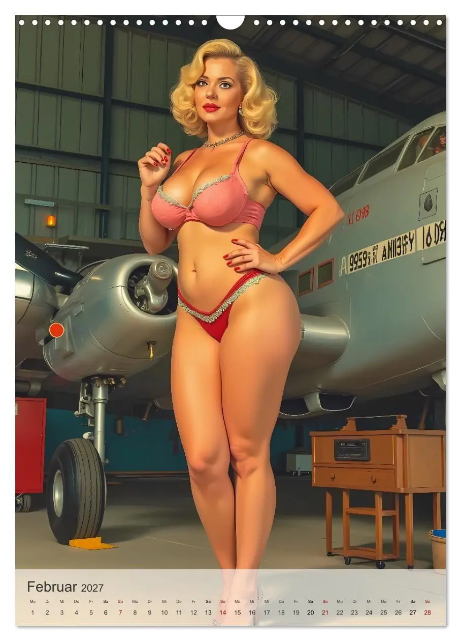 Bild: 9783516962864 | Pin-up Girls - Sexy Vintage Diven (Wandkalender 2027 DIN A3 hoch),...