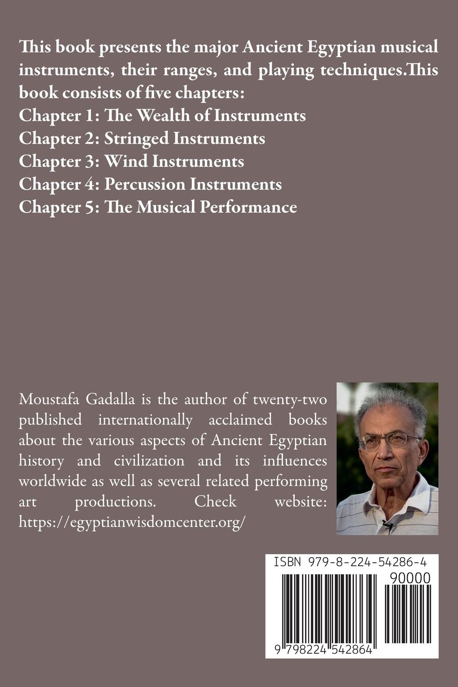 Rückseite: 9798224542864 | Egyptian Musical Instruments | Moustafa Gadalla | Taschenbuch | 2017