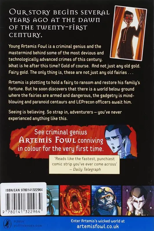 Rückseite: 9780141322964 | Artemis Fowl | The Graphic Novel | Eoin Colfer | Taschenbuch | o. Pag.