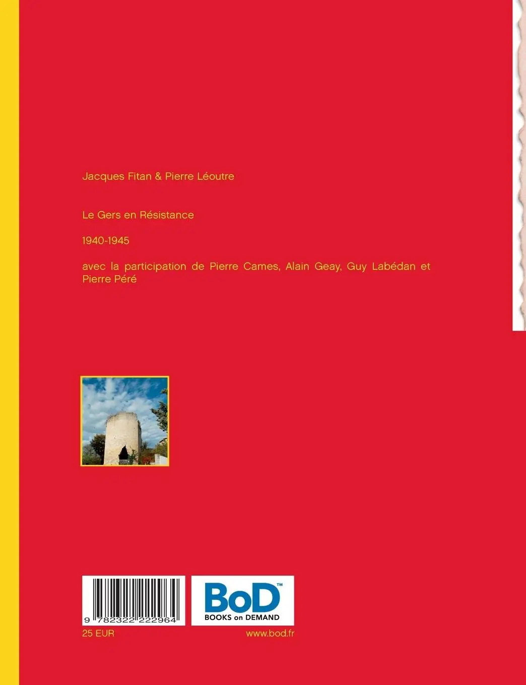 Rückseite: 9782322222964 | Le Gers en Résistance | Jacques Fitan (u. a.) | Taschenbuch | 668 S.