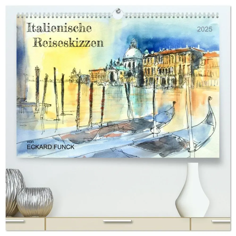Cover: 9783435082964 | Italienische Reiseskizzen (hochwertiger Premium Wandkalender 2025...