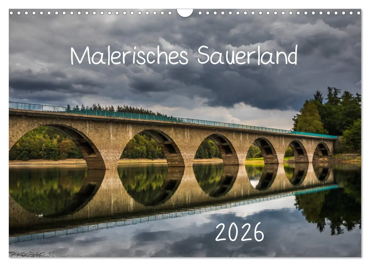 Cover: 9783457932964 | Malerisches Sauerland (Wandkalender 2026 DIN A3 quer), CALVENDO...