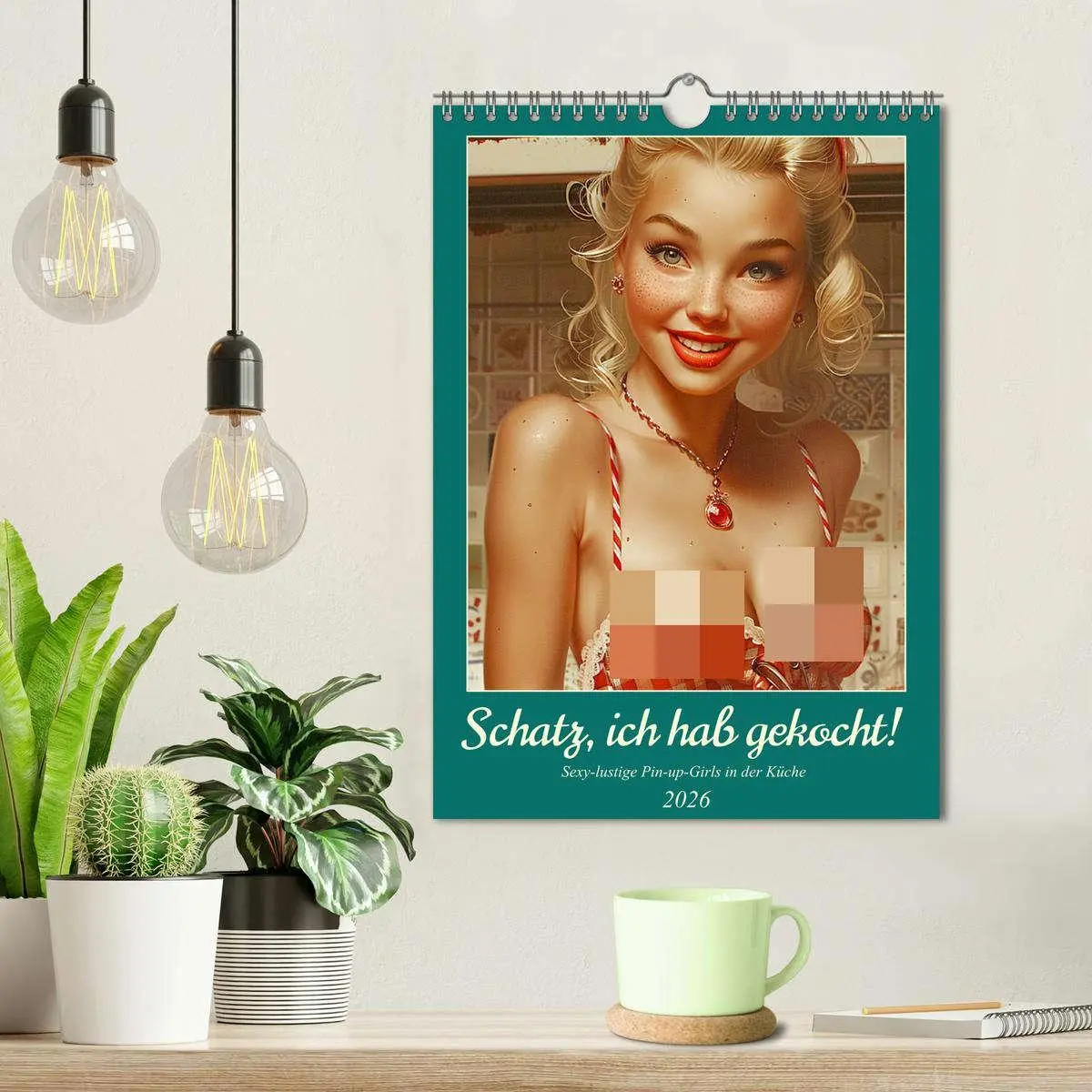 Bild: 9783516262964 | Schatz, ich hab gekocht! Sexy-lustige Pin-up-Girls in der Küche...