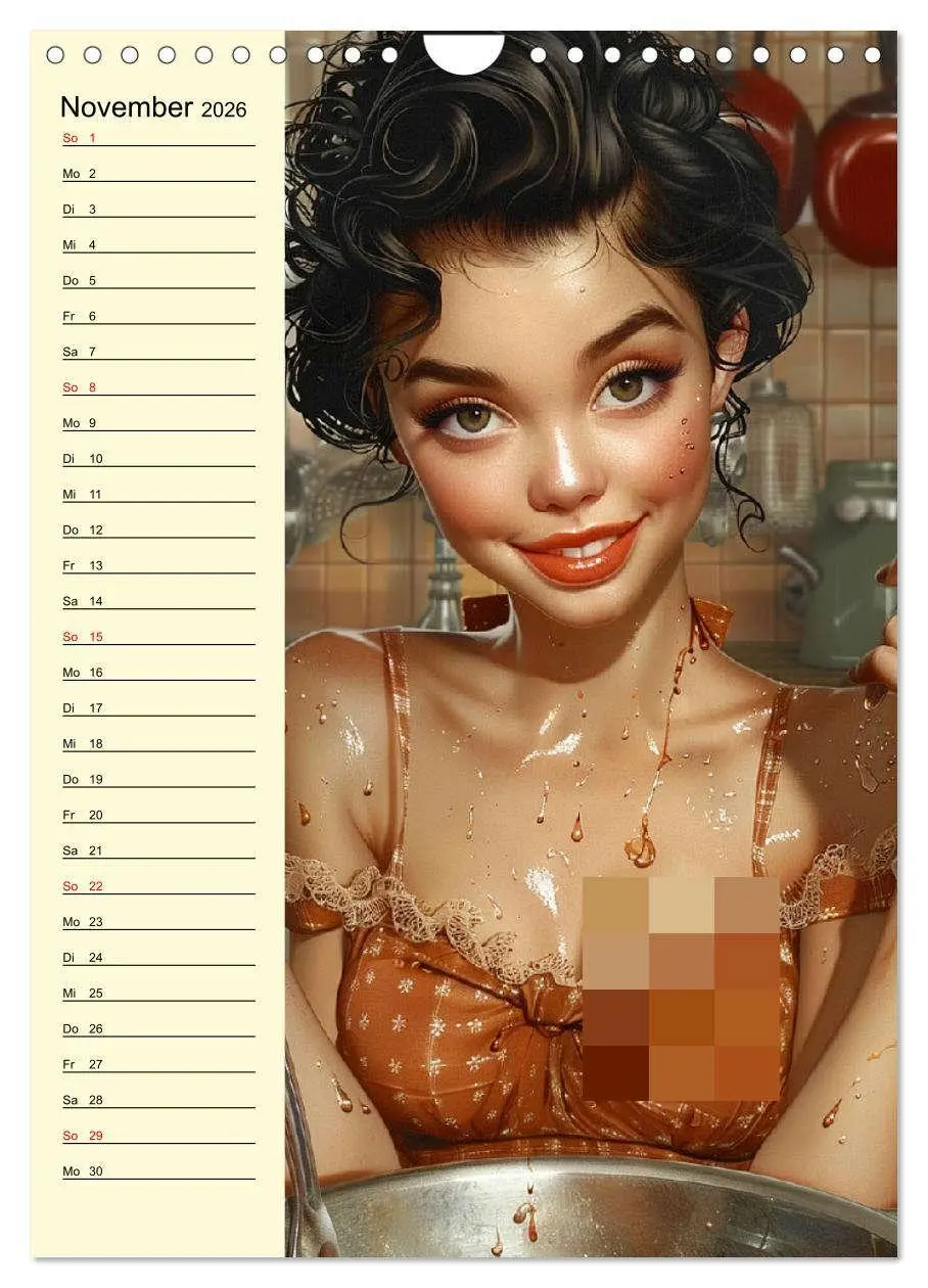 Bild: 9783516262964 | Schatz, ich hab gekocht! Sexy-lustige Pin-up-Girls in der Küche...