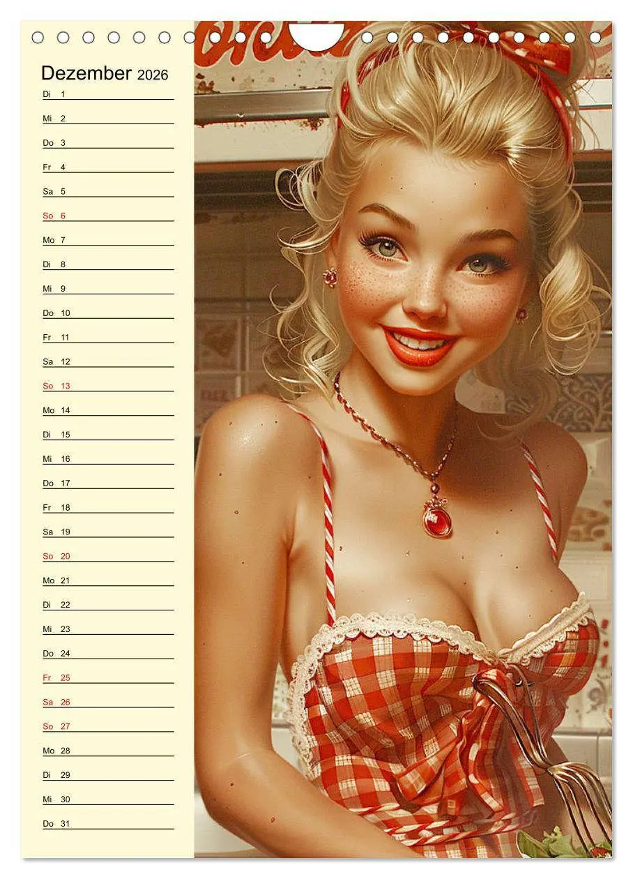 Bild: 9783516262964 | Schatz, ich hab gekocht! Sexy-lustige Pin-up-Girls in der Küche...