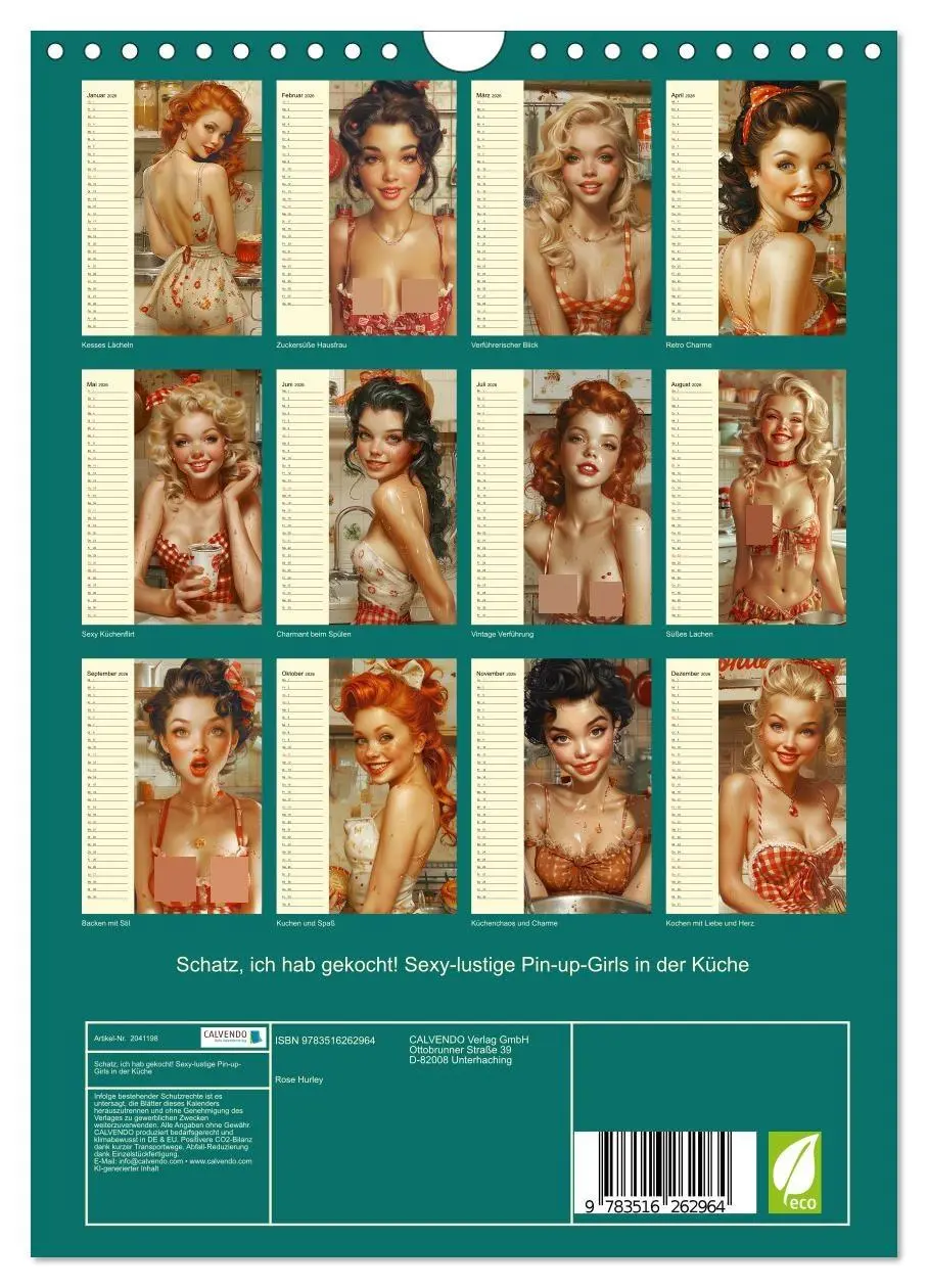 Bild: 9783516262964 | Schatz, ich hab gekocht! Sexy-lustige Pin-up-Girls in der Küche...