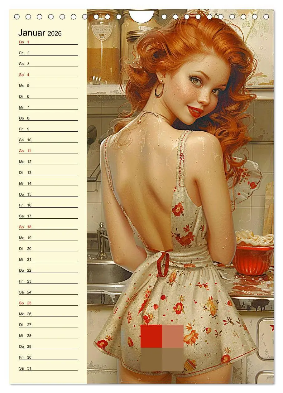 Bild: 9783516262964 | Schatz, ich hab gekocht! Sexy-lustige Pin-up-Girls in der Küche...