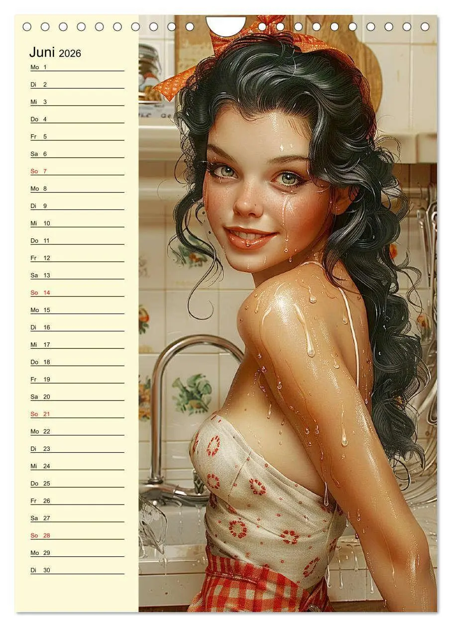 Bild: 9783516262964 | Schatz, ich hab gekocht! Sexy-lustige Pin-up-Girls in der Küche...