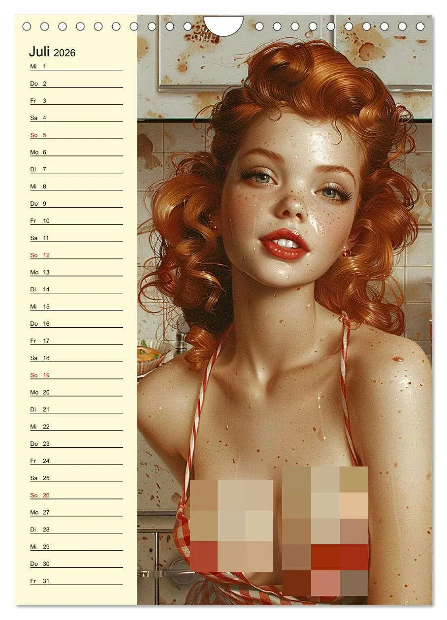 Bild: 9783516262964 | Schatz, ich hab gekocht! Sexy-lustige Pin-up-Girls in der Küche...