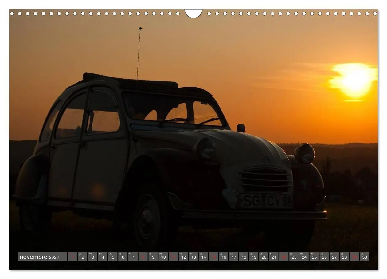 Bild: 9783516572964 | La deudeuche une voiture culte (Calendrier mural 2026 DIN A3...