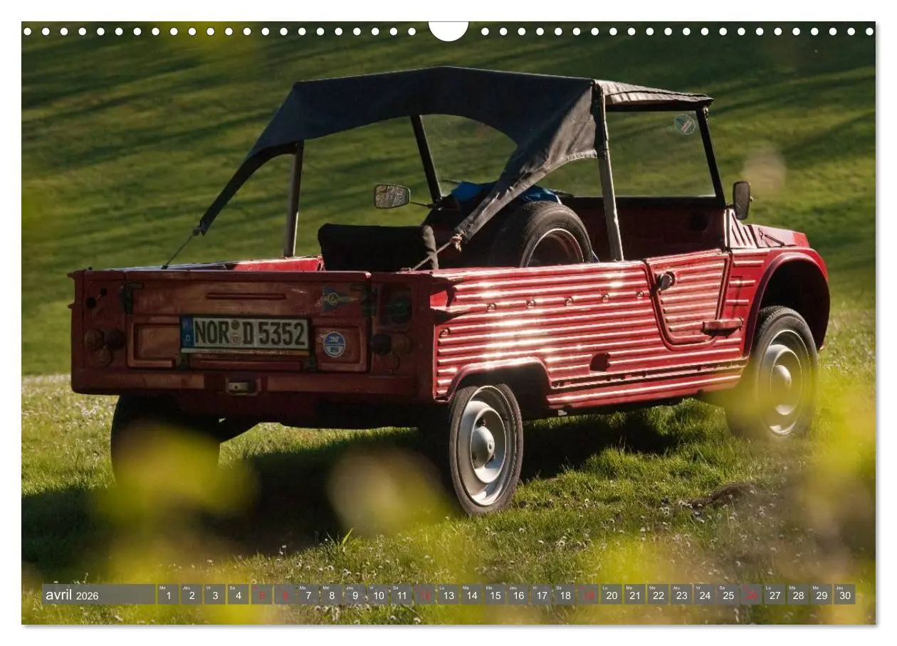 Bild: 9783516572964 | La deudeuche une voiture culte (Calendrier mural 2026 DIN A3...