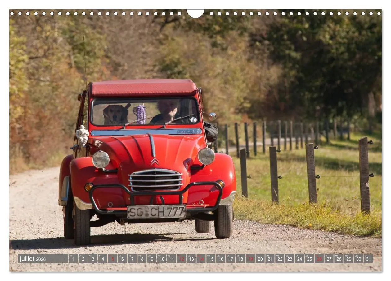 Bild: 9783516572964 | La deudeuche une voiture culte (Calendrier mural 2026 DIN A3...