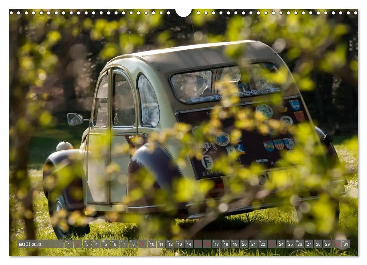 Bild: 9783516572964 | La deudeuche une voiture culte (Calendrier mural 2026 DIN A3...