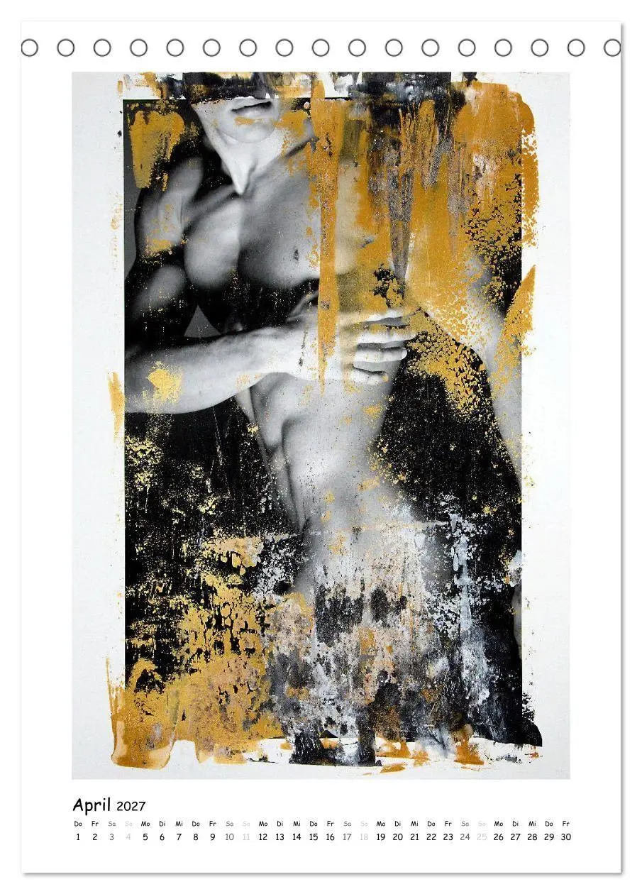Bild: 9783569802964 | Overpainted... Männer (Tischkalender 2027 DIN A5 hoch), CALVENDO...