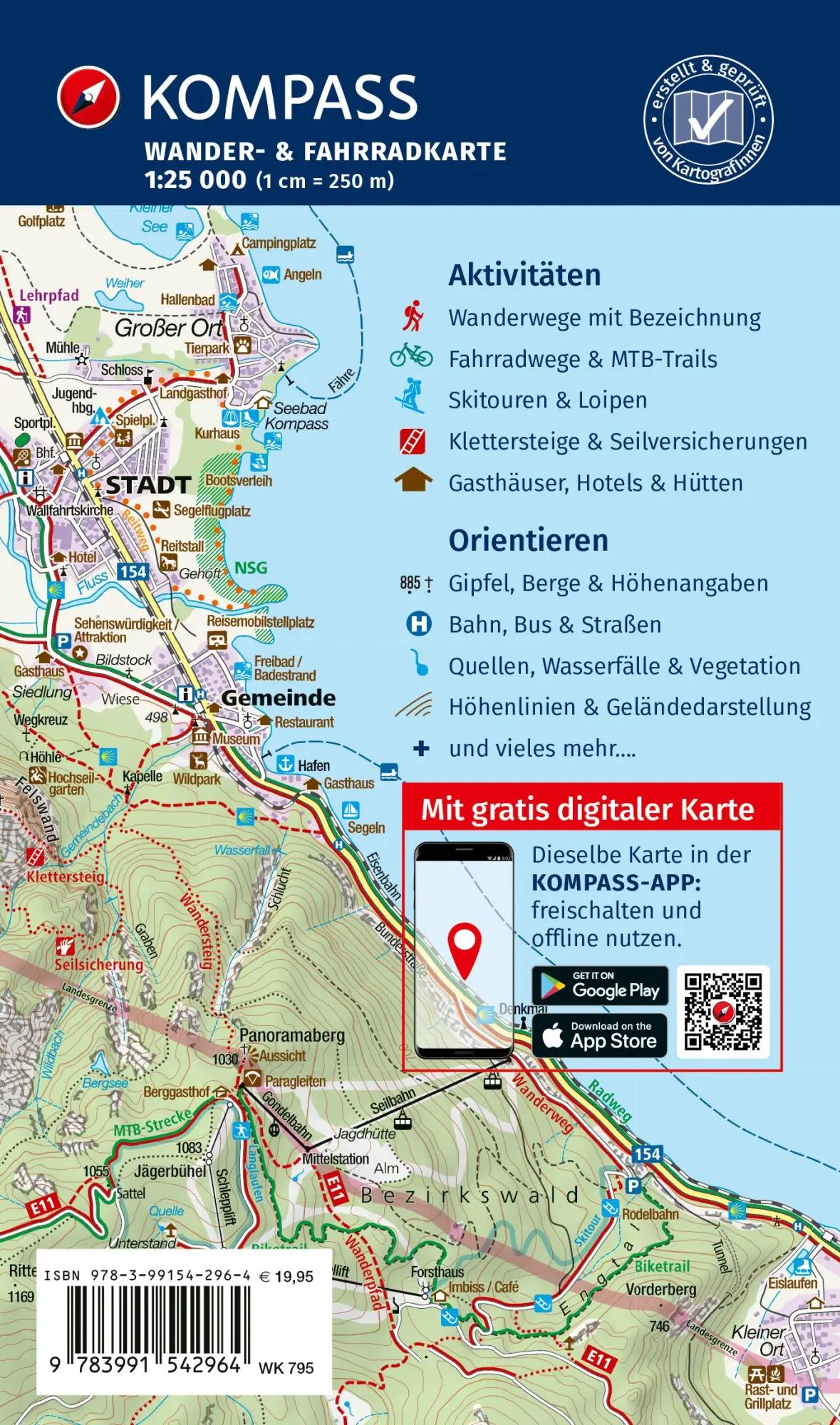 Rückseite: 9783991542964 | KOMPASS Wanderkarten-Set 795 Berchtesgadener und Chiemgauer Alpen...