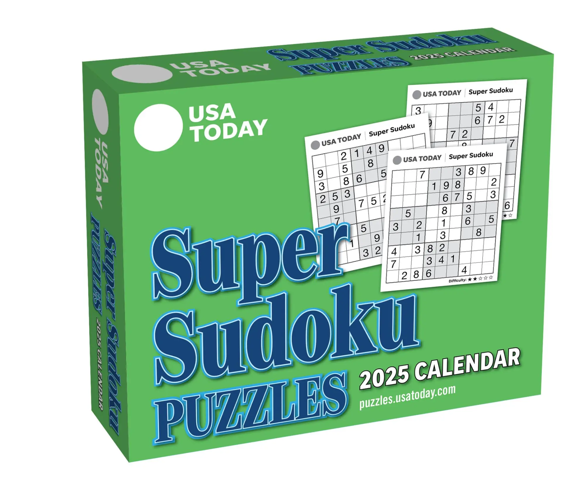 Cover: 9781524893064 | USA Today Super Sudoku 2025 Day-To-Day Calendar | Usa Today | Kalender