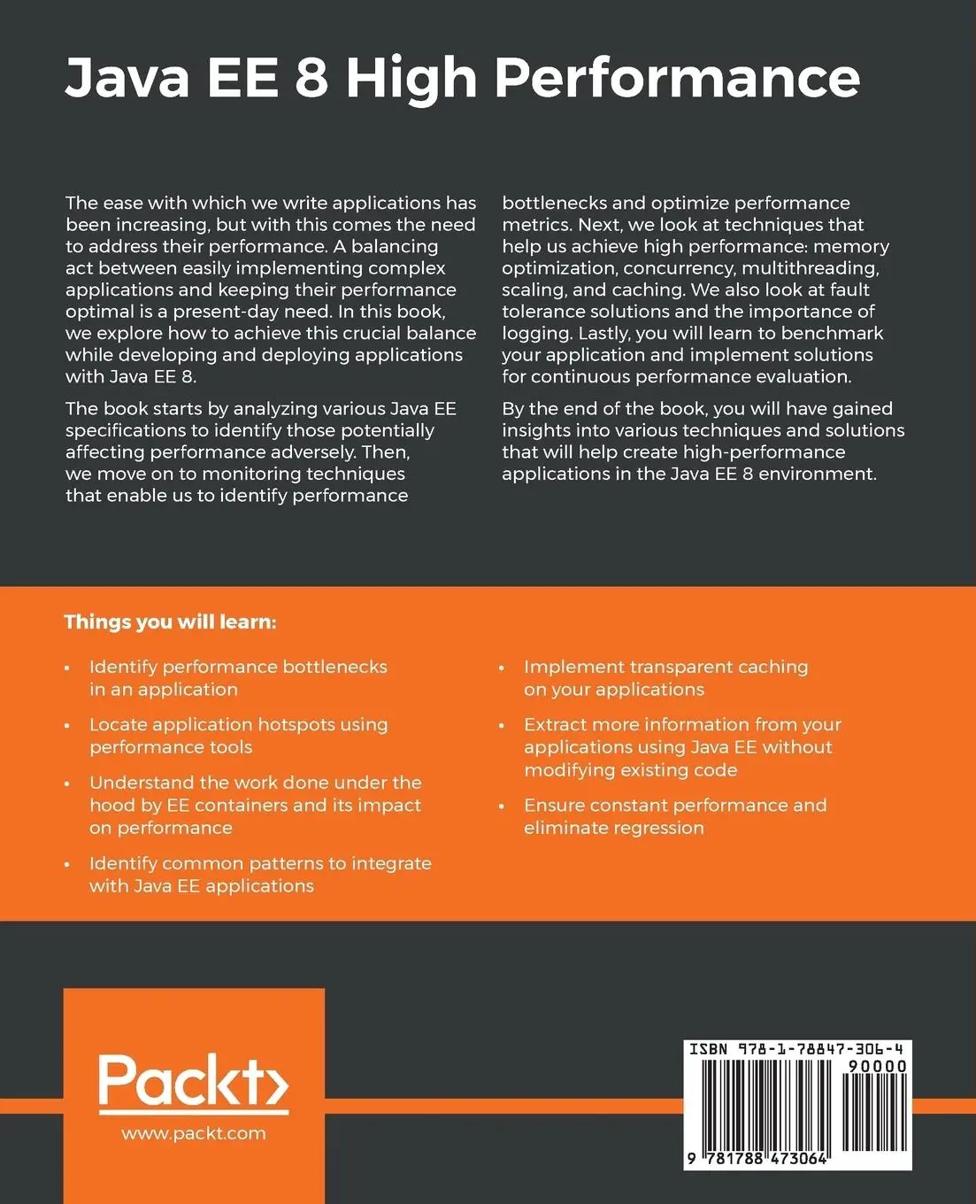 Rückseite: 9781788473064 | Java EE 8 High Performance | Romain Manni-Bucau | Taschenbuch | 2018